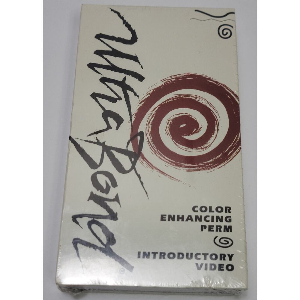 Vintage 90's Sealed VHS Zotos Ultra Bond Color Enhancing Perm Introductory Video